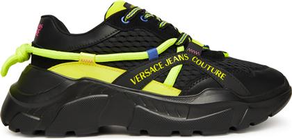 ΑΘΛΗΤΙΚΑ FONDO SPEEDTRACK 79YA3SC3 ΜΑΥΡΟ VERSACE JEANS COUTURE
