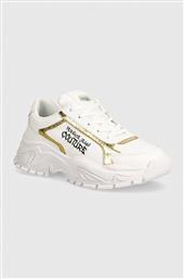 ΑΘΛΗΤΙΚΑ HIKER ΧΡΩΜΑ: ΑΣΠΡΟ, 77VA3SV6 ZP319 G03 VERSACE JEANS COUTURE