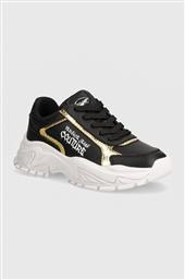 ΑΘΛΗΤΙΚΑ HIKER ΧΡΩΜΑ: ΜΑΥΡΟ, 77VA3SV6 ZP319 G89 VERSACE JEANS COUTURE