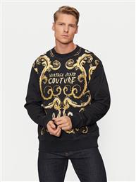 ΜΠΛΟΥΖΑ 77GAI3RB ΜΑΥΡΟ REGULAR FIT VERSACE JEANS COUTURE