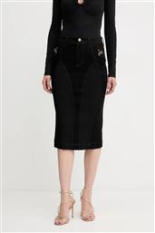 ΦΟΥΣΤΑ ΧΡΩΜΑ: ΜΑΥΡΟ, 79HAE84M DT037 VERSACE JEANS COUTURE