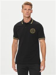 POLO 76GAGT02 ΜΑΥΡΟ REGULAR FIT VERSACE JEANS COUTURE