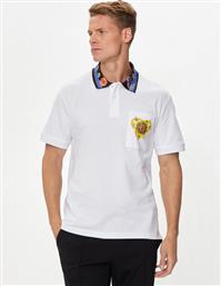 POLO 76GAGT11 ΛΕΥΚΟ REGULAR FIT VERSACE JEANS COUTURE