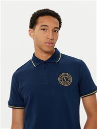 POLO 78GAGT00 ΣΚΟΥΡΟ ΜΠΛΕ REGULAR FIT VERSACE JEANS COUTURE