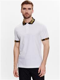 POLO BAROQUE 74GAGT18 ΛΕΥΚΟ REGULAR FIT VERSACE JEANS COUTURE από το MODIVO