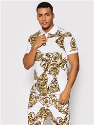POLO PRINT GARLAND 72GAG6S0 ΛΕΥΚΟ SLIM FIT VERSACE JEANS COUTURE από το MODIVO