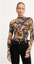 ΠΟΥΛΟΒΕΡ ΧΡΩΜΑ: ΚΑΦΕ, 79HAFM04 CMN04 VERSACE JEANS COUTURE