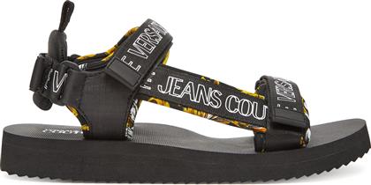 ΣΑΝΔΑΛΙΑ 78YA3S7B ΜΑΥΡΟ VERSACE JEANS COUTURE