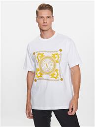 T-SHIRT 75GAHF07 ΛΕΥΚΟ REGULAR FIT VERSACE JEANS COUTURE