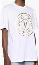 T-SHIRT 76UP601 R VEMBL T.FOIL BIG 76GAHT04CJ00T G03 WHITE/GOLD VERSACE JEANS COUTURE