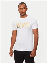 T-SHIRT 77GAHT05 ΛΕΥΚΟ REGULAR FIT VERSACE JEANS COUTURE από το MODIVO