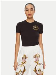 T-SHIRT 78HAHT00 ΜΑΥΡΟ REGULAR FIT VERSACE JEANS COUTURE
