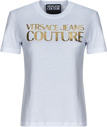 T-SHIRT ΜΕ ΚΟΝΤΑ ΜΑΝΙΚΙΑ 78HAHT01 VERSACE JEANS COUTURE