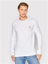 LONGSLEEVE GIROCOLLO AUU01007 ΛΕΥΚΟ REGULAR FIT VERSACE