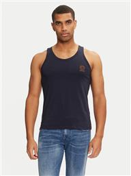 TANK TOP AUU01012 1A1001 ΣΚΟΥΡΟ ΜΠΛΕ REGULAR FIT VERSACE από το MODIVO