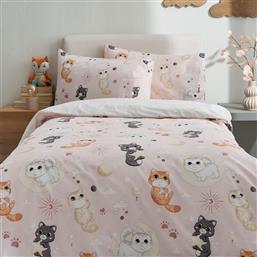 ΠΑΠΛΩΜΑΤΟΘΗΚΗ ΜΟΝΗ (ΣΕΤ 170X240) 2 ΟΨΕΩΝ VESTA KIDS KITTY VESTA HOME