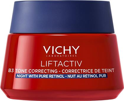 LIFTACTIV B3 & RETINOL NIGHT CREAM ΚΡΕΜΑ ΝΥΧΤΑΣ ΚΑΤΑ ΤΩΝ ΚΗΛΙΔΩΝ ΜΕ ΝΙΑΣΙΝΑΜΙΔΗ & ΡΕΤΙΝΟΛΗ 50ML VICHY