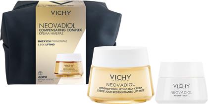 PROMO NEOVADIOL COMPENSATING COMPLEX MENOPAUSE REDENSIFYING PLUMPING & LIFTING DAY CREAM 50ML & ΔΩΡΟ NIGHT CREAM 15ML & ΔΩΡΟ ΝΕΣΕΣΕΡ 1 ΤΕΜΑΧΙΟ VICHY