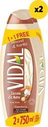 ΑΦΡΟΛΟΥΤΡΟ ALMOND & KARITE 3000ML(750MLΧ4) VIDAL