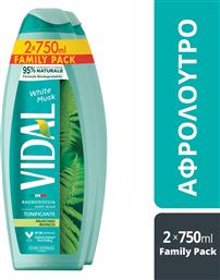 ΑΦΡΟΛΟΥΤΡΟ WHITE MUSK 2X750ML VIDAL