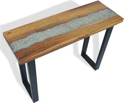 ΚΟΝΣΟΛΑ ΤΡΑΠΕΖΙ ΑΠΟ ΞΥΛΟ TEAK 100X35X75 CM - ΠΟΛΥΧΡΩΜΟ VIDAXL