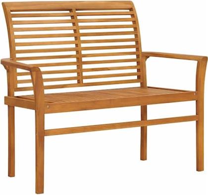 ΠΑΓΚΑΚΙ ΚΗΠΟΥ ΑΠΟ ΜΑΣΙΦ ΞΥΛΟ TEAK 112X55X94 CM - ΚΑΦΕ VIDAXL