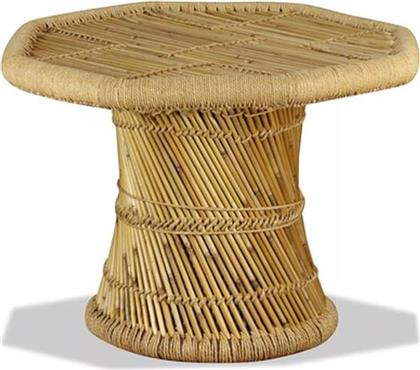ΤΡΑΠΕΖΑΚΙ ΣΑΛΟΝΙΟΥ ΑΠΟ ΜΠΑΜΠΟΥ 60X60X45CM - ΚΑΦΕ VIDAXL