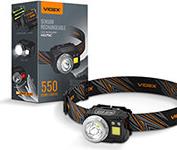 ΦΑΚΟΣ HEADLAMP CREE XPG3 5W + COB 3W 550LM VIDEX