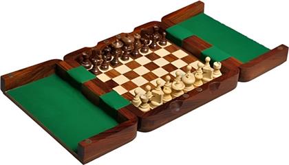 MAGNETIC TEAK CHESS SET ΕΠΙΤΡΑΠΕΖΙΟ (VIJAYA ENTERPRISES)