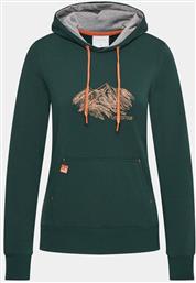 ΜΠΛΟΥΖΑ BAMBOO PANAKA HOODIE LADY 730/25/8883 ΠΡΑΣΙΝΟ REGULAR FIT VIKING από το MODIVO