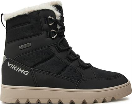 ΜΠΟΤΕΣ ΧΙΟΝΙΟΥ FLEEK WARM GTX GORE-TEX ZIP 3-94720-2 ΜΑΥΡΟ VIKING