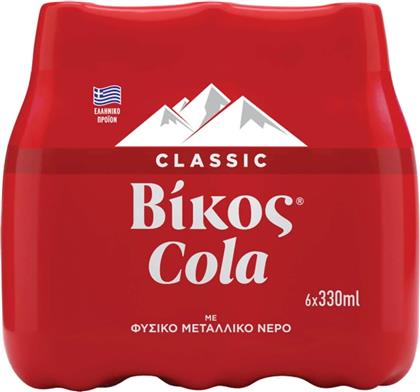 ΑΝΑΨΥΚΤΙΚΟ COLA ΦΙΑΛΗ 6X330ML ΒΙΚΟΣ