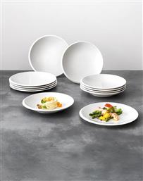 ΣΕΤ ΠΙΑΤΩΝ ΠΡΩΙΝΟΥ NEWMOON 24 CM 12 ΤΕΜΑΧΙΑ ΧΡΩΜΑ: ΑΣΠΡΟ VILLEROY & BOCH