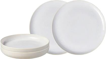 ΣΕΤ ΣΕΡΒΙΤΣΙΟ CRAFTED COTTON 4-PACK ΧΡΩΜΑ: ΜΠΕΖ VILLEROY & BOCH