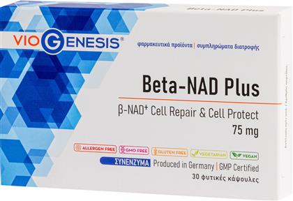 BETA-NAD PLUS 75MG ΣΥΜΠΛΗΡΩΜΑ ΔΙΑΤΡΟΦΗΣ ΕΝΖΥΜΟΥ Β-NAD+, ΕΚΧΥΛΙΣΜΑΤΟΣ ΒΟΤΑΝΩΝ, ΒΙΤΑΜΙΝΩΝ & ΜΕΤΑΛΛΩΝ ΓΙΑ ΕΝΙΣΧΥΣΗ ΤΗΣ ΑΝΤΙΓΗΡΑΝΣΗΣ & ΤΟΥ ΜΕΤΑΒΟΛΙΣΜΟΥ ΣΕ ΚΥΤΤΑΡΙΚΟ ΕΠΙΠΕΔΟ 30CAPS VIOGENESIS από το PHARM24