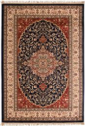 ΧΑΛΙ (200X250) JASMINE 1802-0069 BLUE ΒΙΟΚΑΡΠΕΤ από το SPITISHOP