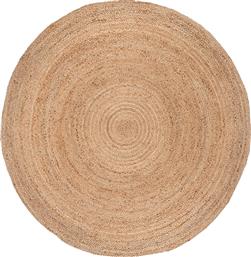 ΣΤΡΟΓΓΥΛΟ ΧΑΛΙ ΚΑΛΟΚΑΙΡΙΝΟ (Φ180) JUTE RUG BRD/25 NATURAL ΒΙΟΚΑΡΠΕΤ