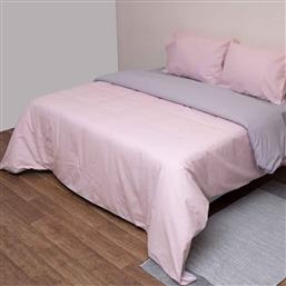 ΦΑΝΕΛΕΝΙΑ ΠΑΠΛΩΜΑΤΟΘΗΚΗ ΥΠΕΡΔΙΠΛΗ (220X240) 2 ΟΨΕΩΝ FLANNELS 2553 ΡΟΖ VIOPROS