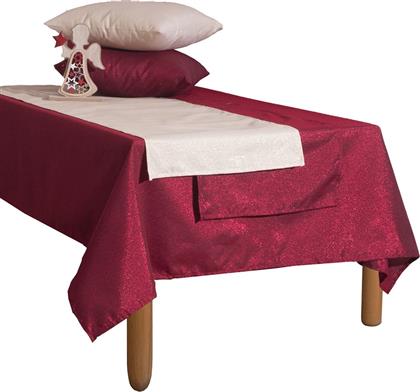 ΤΡΑΠΕΖΟΜΑΝΤΗΛΟ (140X140) CHRISTMAS 4510 ΚΟΚΚΙΝΟ VIOPROS