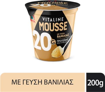 MOUSSE PROTEIN ΒΑΝΙΛΙΑ 200G ΔΕΛΤΑ VITALINE