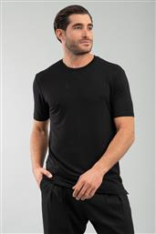 ΑΝΔΡΙΚΗ ΜΠΛΟΥΖΑ T-SHIRT 200-2324-003 ΜΑΥΡΟ VITTORIO