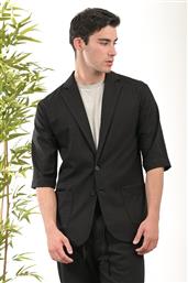 ΑΝΔΡΙΚΟ ΠΟΥΚΑΜΙΣΟ OVERSHIRT 300-23-SANTO BLACK VITTORIO