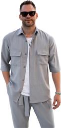 ΑΝΔΡΙΚΟ ΠΟΥΚΑΜΙΣΟ OVERSHIRT 300-24-AVIANO GREY ΓΚΡΙ VITTORIO