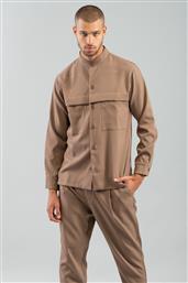 ΑΝΔΡΙΚΟ ΠΟΥΚΑΜΙΣΟ OVERSHIRT 300-2425-PANTOVA TOBACCO ΚΑΦΕ VITTORIO