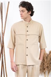 ΠΟΥΚΑΜΙΣΟ OVERSHIRT 300-24-MONTERI BEIGE VITTORIO