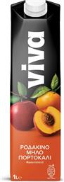 ΦΡΟΥΤΟΠΟΤΟ ΡΟΔΑΚΙΝΟ ΜΗΛΟ ΠΟΡΤΟΚΑΛΙ 1LT VIVA FRESH