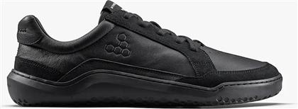 ΔΕΡΜΑΤΙΝΑ ΑΘΛΗΤΙΚΑ ΠΑΠΟΥΤΣΙΑ GOBI II PREMIUM LEATHER ΧΡΩΜΑ: ΜΑΥΡΟ, 309660 VIVOBAREFOOT