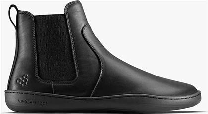 ΔΕΡΜΑΤΙΝΕΣ ΜΠΟΤΕΣ ΤΣΕΛΣΙ SENSUS CHELSEA ΓΥΝΑΙΚΕΙΕΣ, ΧΡΩΜΑ: ΜΑΥΡΟ, 209568 VIVOBAREFOOT