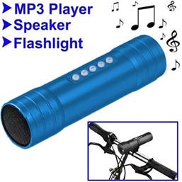 MP3(MSD 4GB)SPEAKER ΦΑΚΟΣ-ALARM HF-ΒΑΣΗ ΠΟΔΗΛΑΤΟΥ VT-LED7 BLUE VOLTE TEL