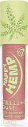 LIP GLOSS HAPPY HEMP - CHILLED OUT! CA$HED OUT ΡΟΖ 3.5ML W7